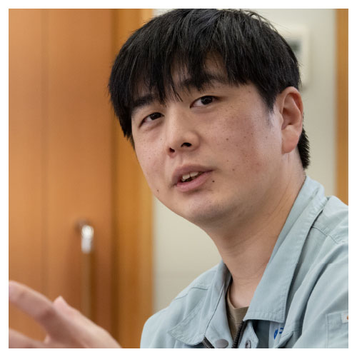 K.M.さん 工務課 工事班長（機械計装設備担当）